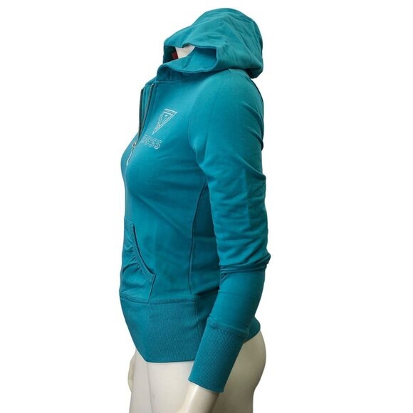 GUESS FULL ZIP HOODIE SM NEW WITH TAG - Picture 4 of 7